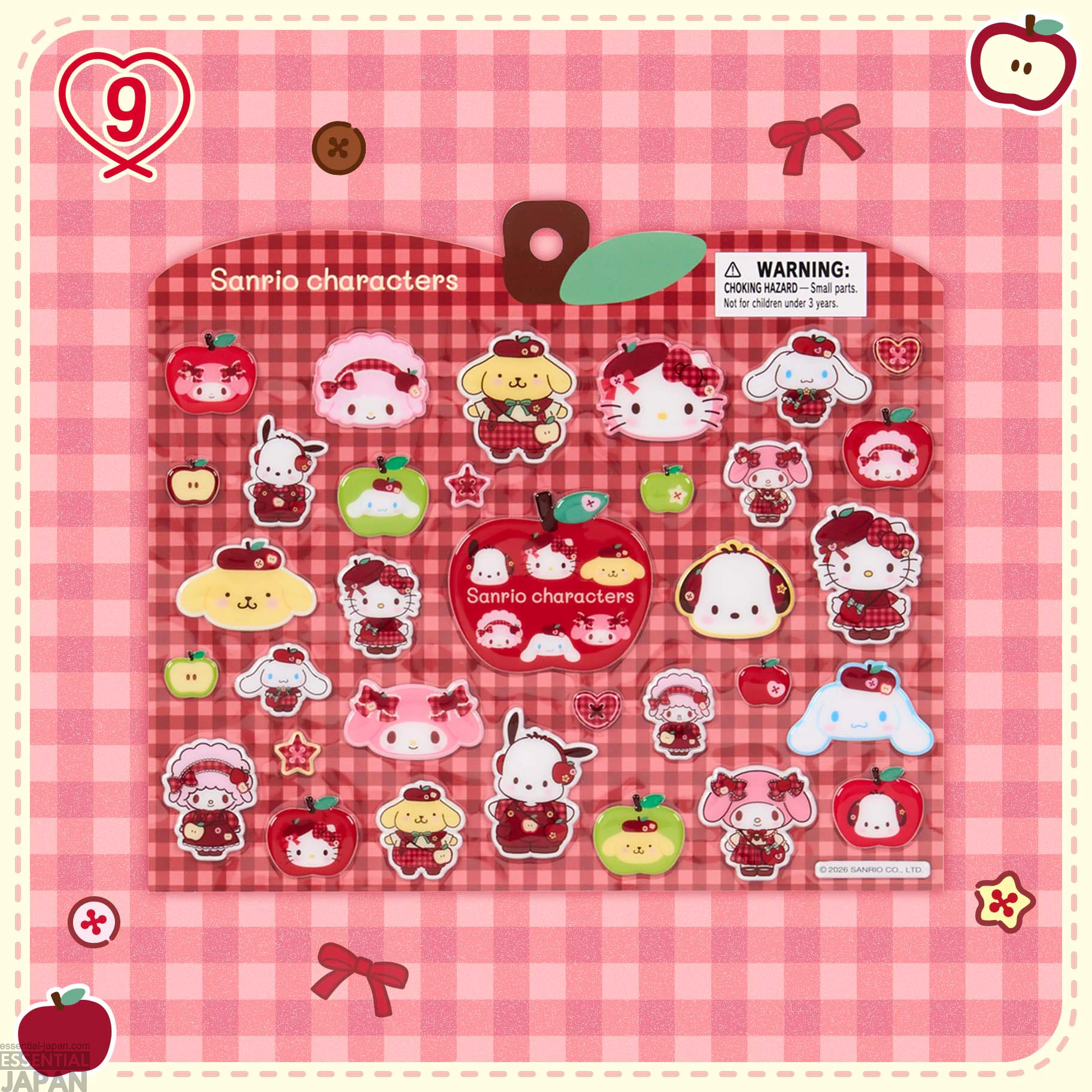 Sanrio Autumn Apple Design Series 10