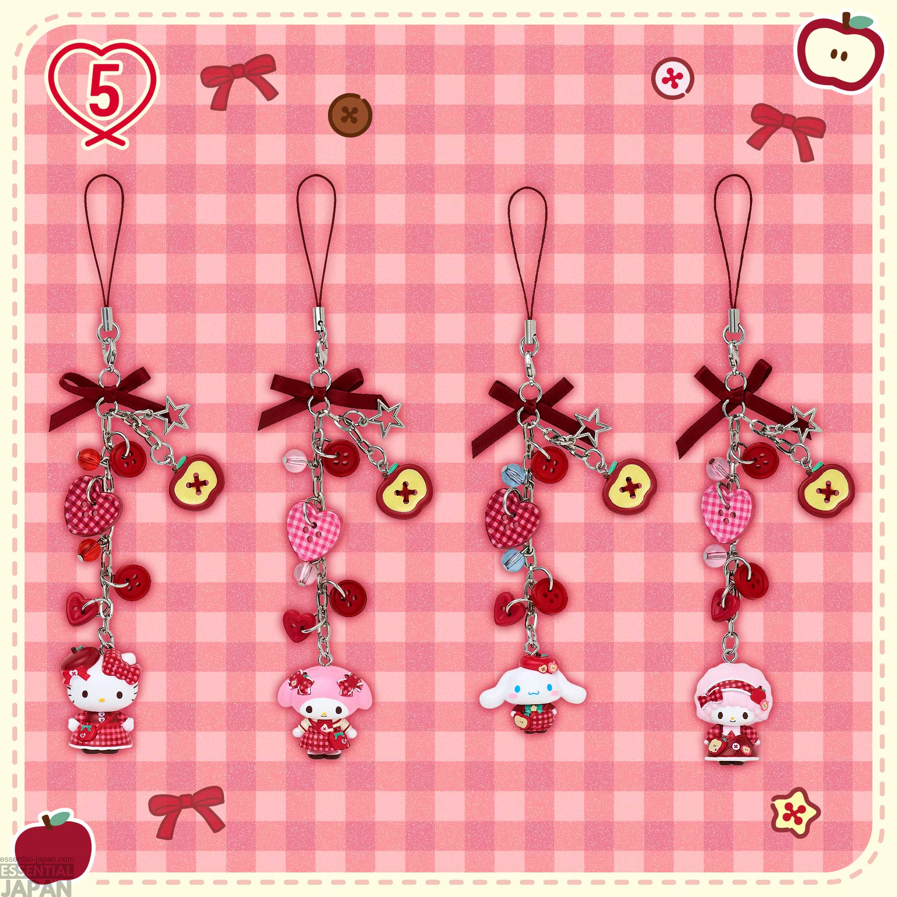 Sanrio Autumn Apple Design Series 6