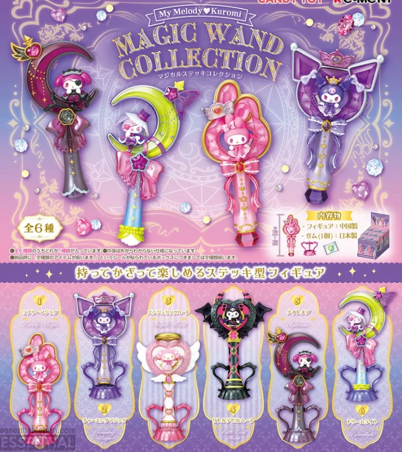 Sanrio My Melody and Kuromi Magic Wand Re ment Collection 1