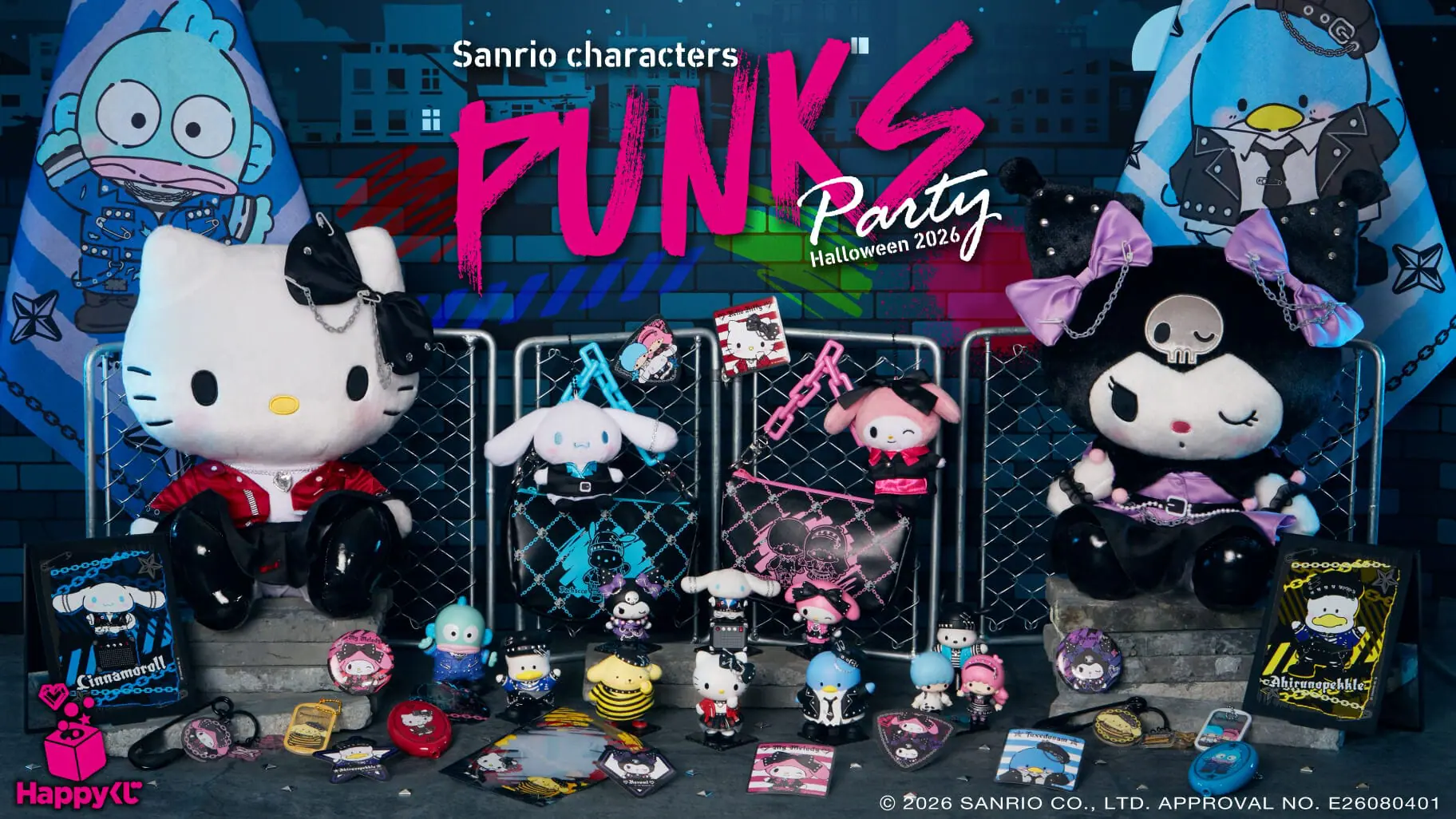 Sanrio Punks Party Halloween 2026 Merch 1