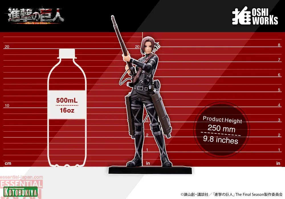 Sasha Blouse The Final Season ver. OSHI WORKS kotobukiya 2