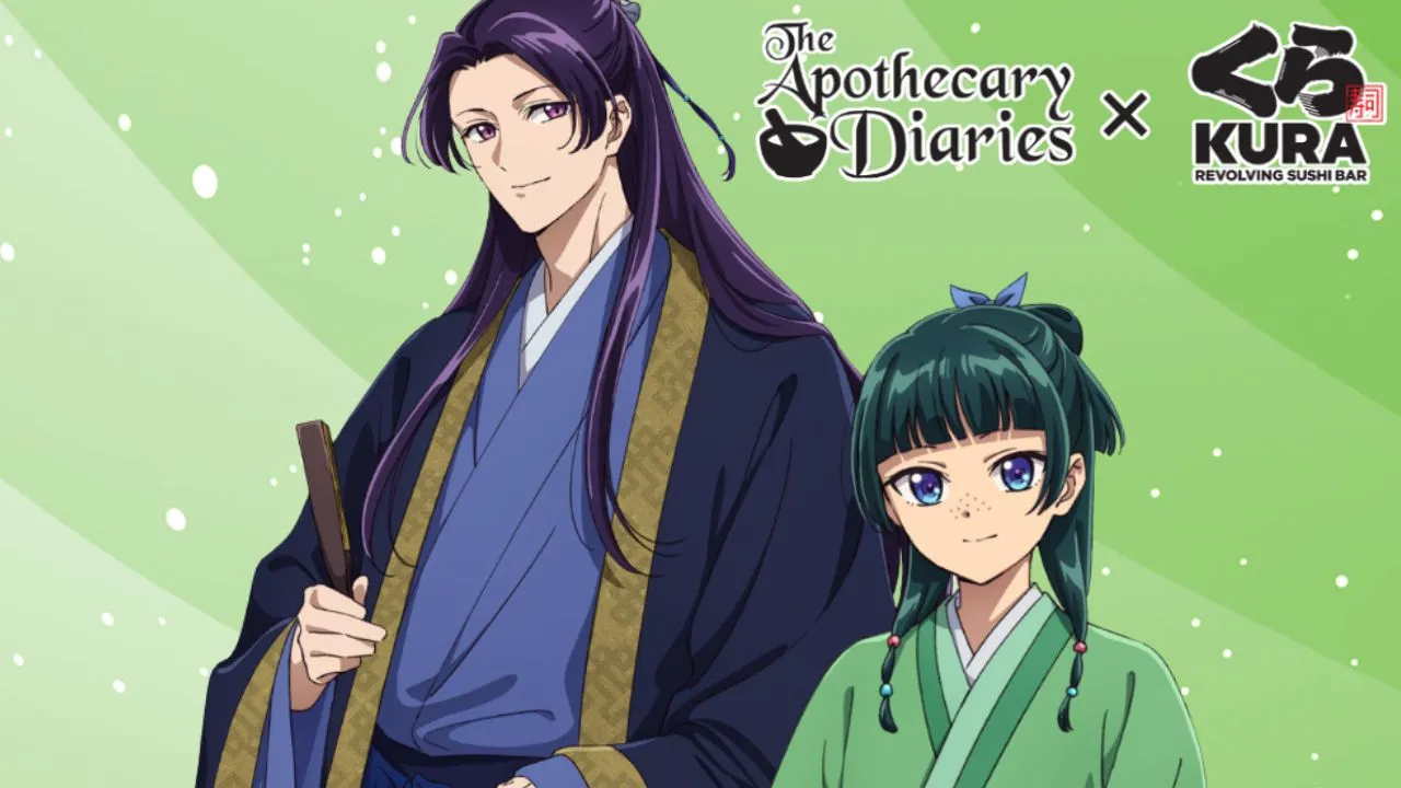 The Apothecary Diaries x Kura Sushi Collab Main