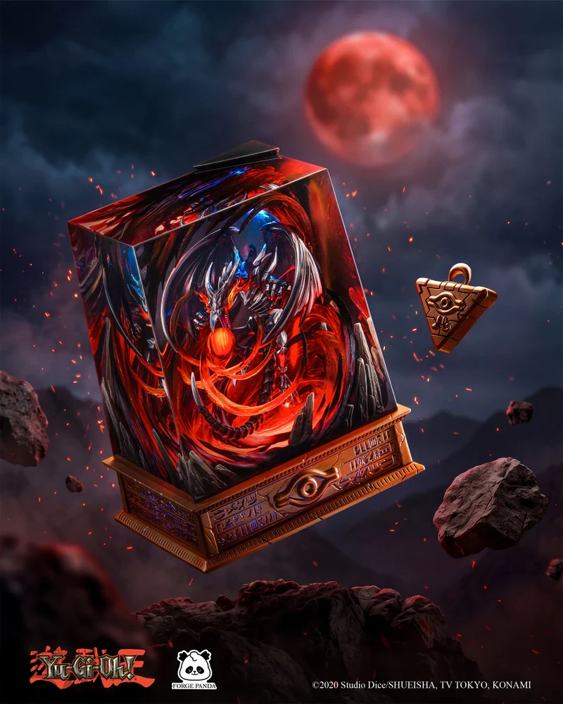 Yu Gi Oh Red Eyes Black Dragon Diorama Lamp 1