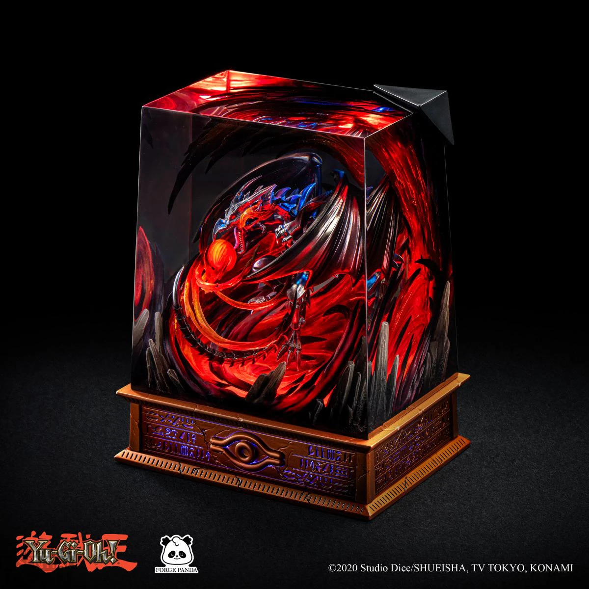 Yu Gi Oh Red Eyes Black Dragon Diorama Lamp 2