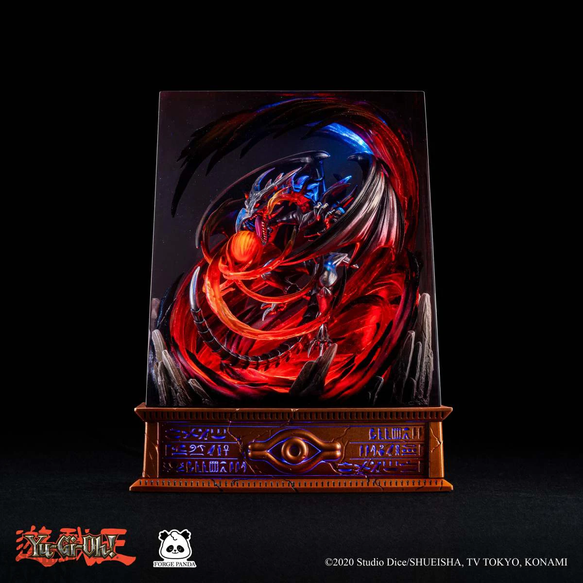 Yu Gi Oh Red Eyes Black Dragon Diorama Lamp 4
