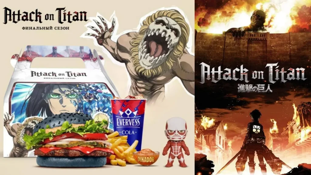 attack on titan burger king collab russia 0
