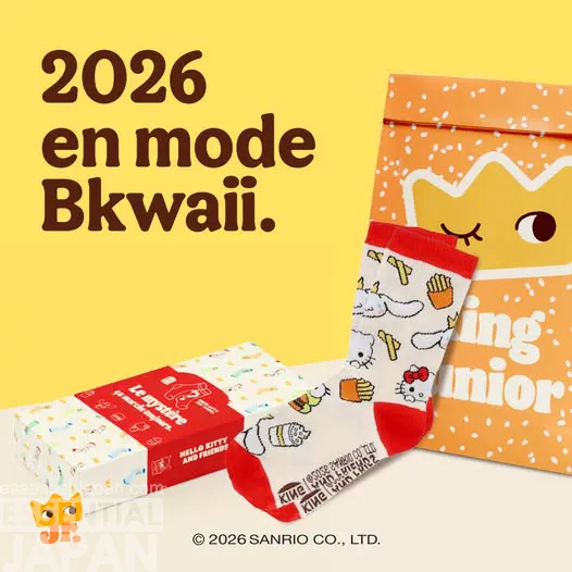 burger king hello kitty collab socks france 1