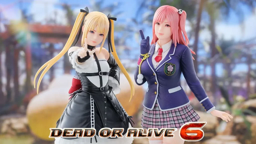 dead or alive 6 honoka and marie rose statue 0