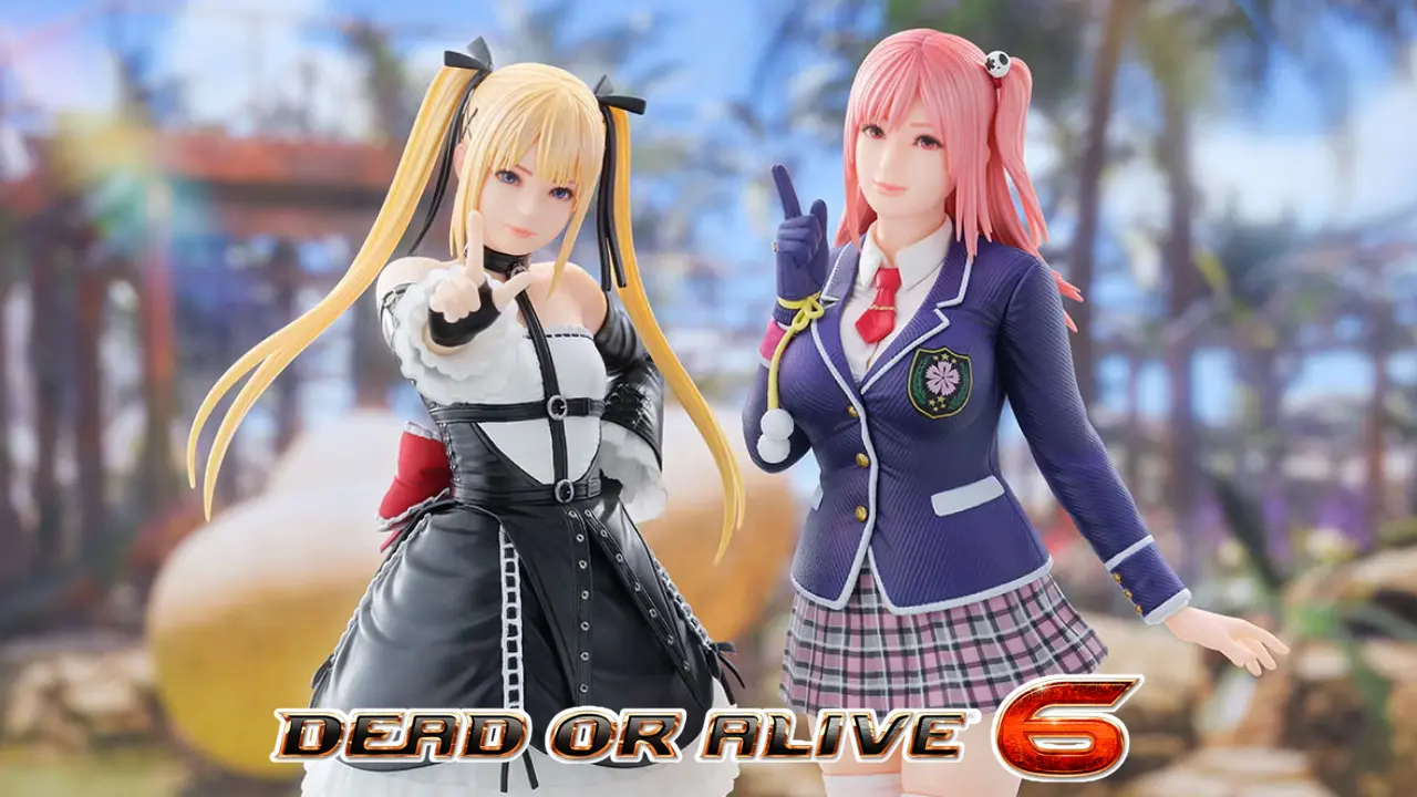 dead or alive 6 honoka and marie rose statue 0