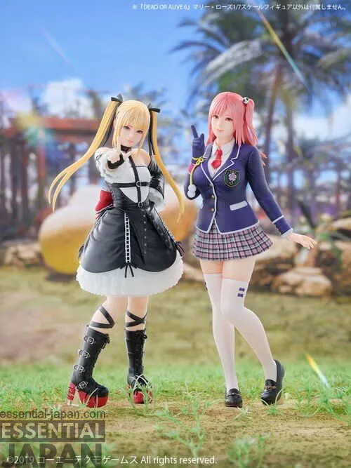 dead or alive 6 honoka and marie rose statue 1