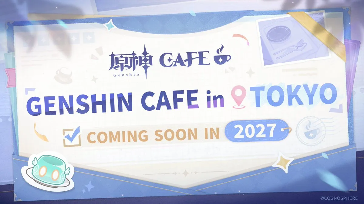 genshin impact tokyo cafe announcement
