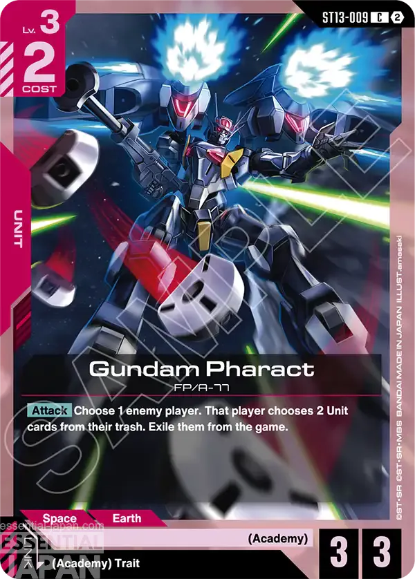 gundam card game silent barrage ST13 009