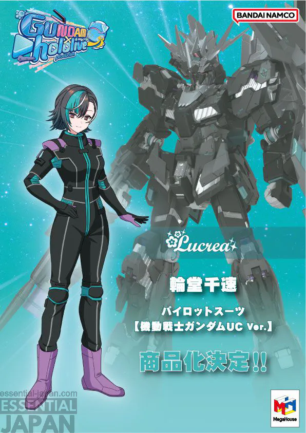 gundam hololive scale figure reveal lucrea 1