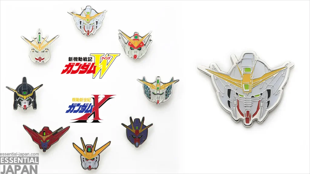 gundam wing gundam x pin badge collection 9