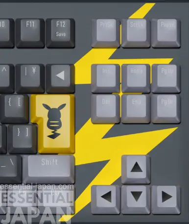pokemon REALFORCE GX1 Plus Keyboard Pikachu Edition 1