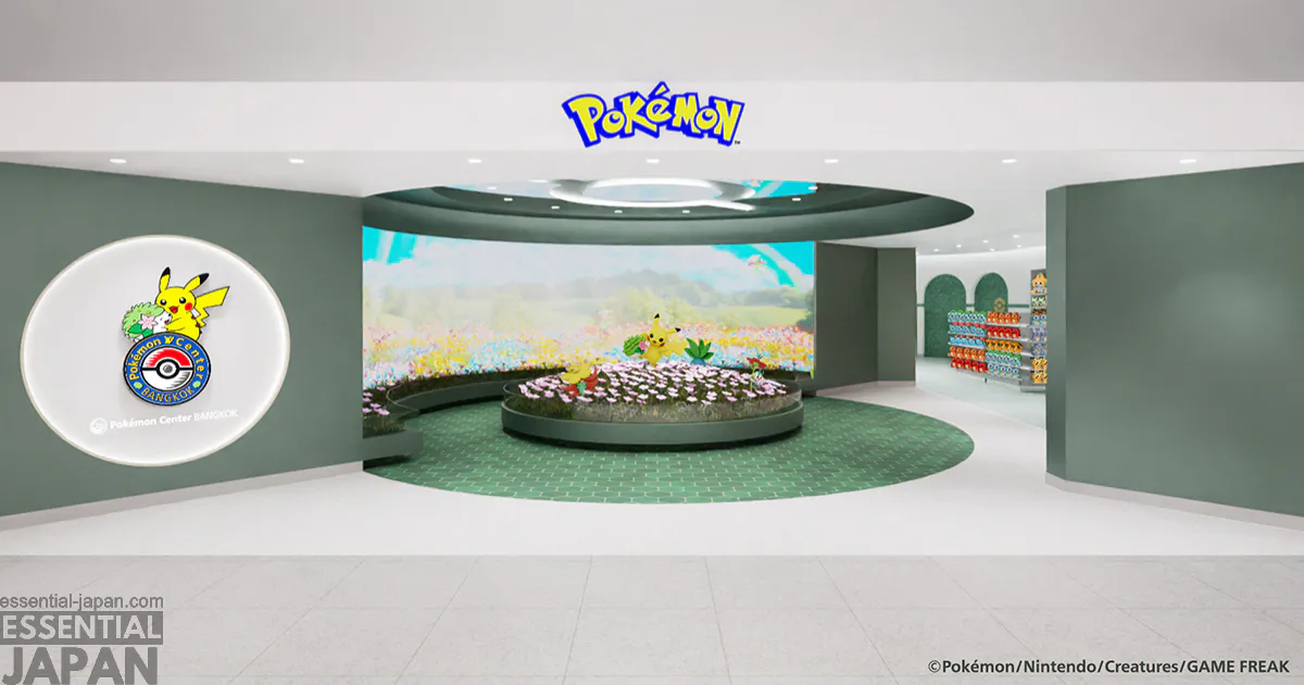 pokemon center bangkok statue