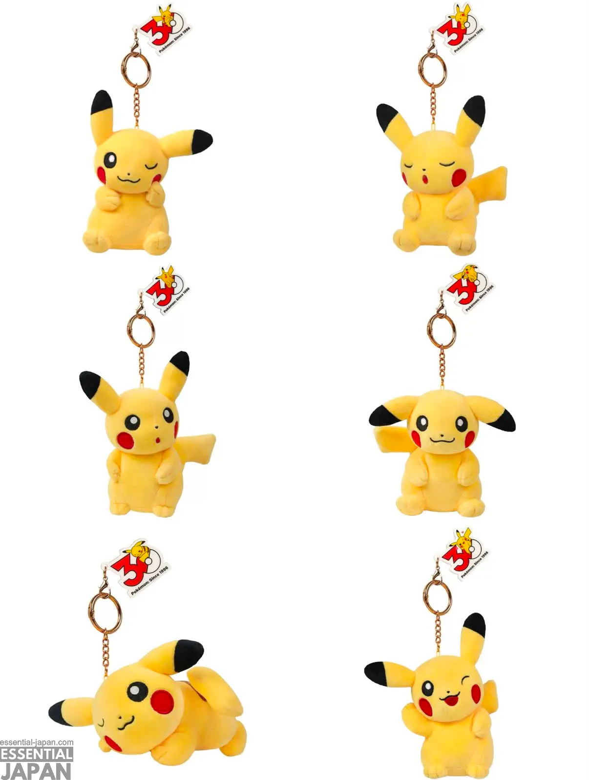 pokemon china 30th anniversary pikachu plush collection 3