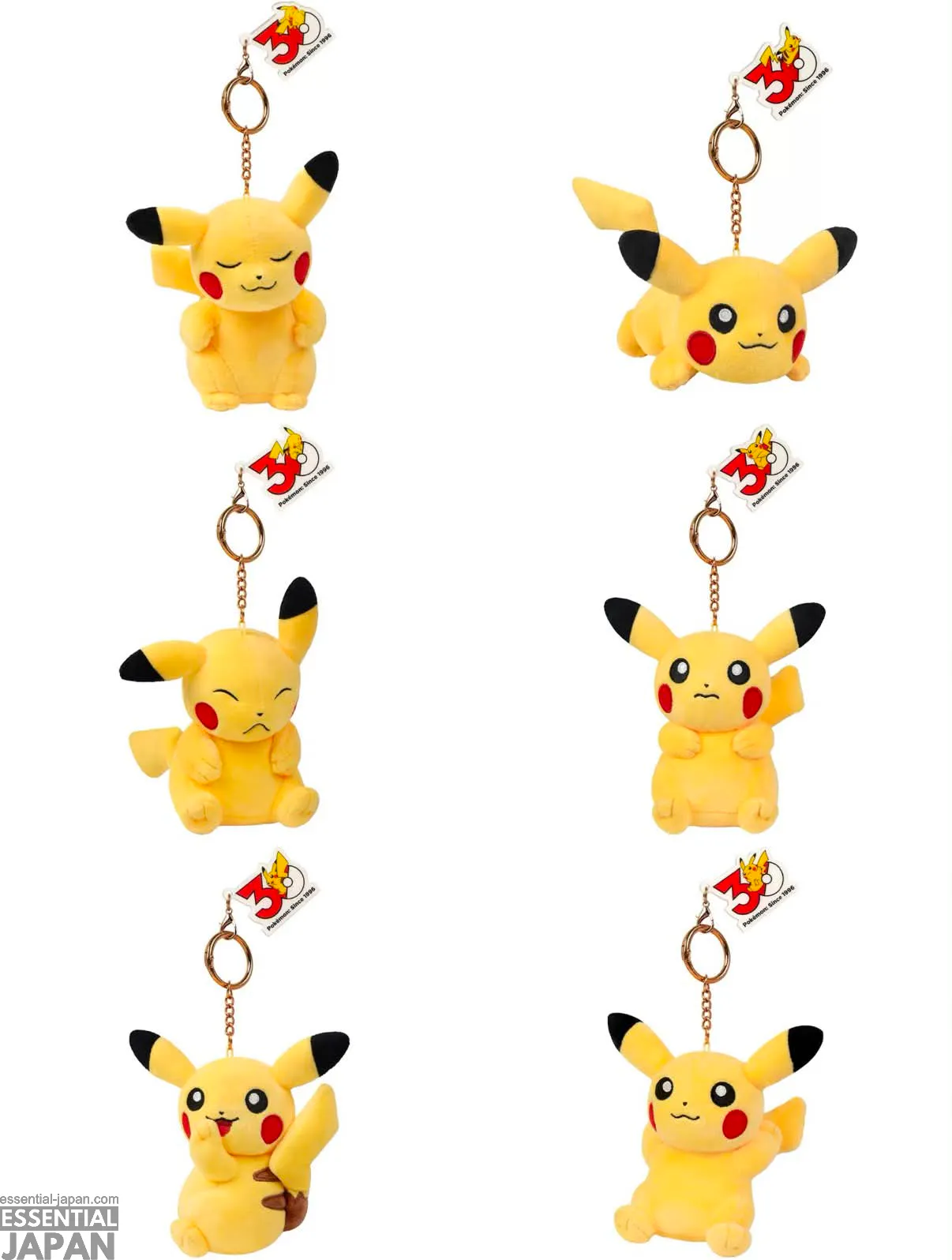 pokemon china 30th anniversary pikachu plush collection 4