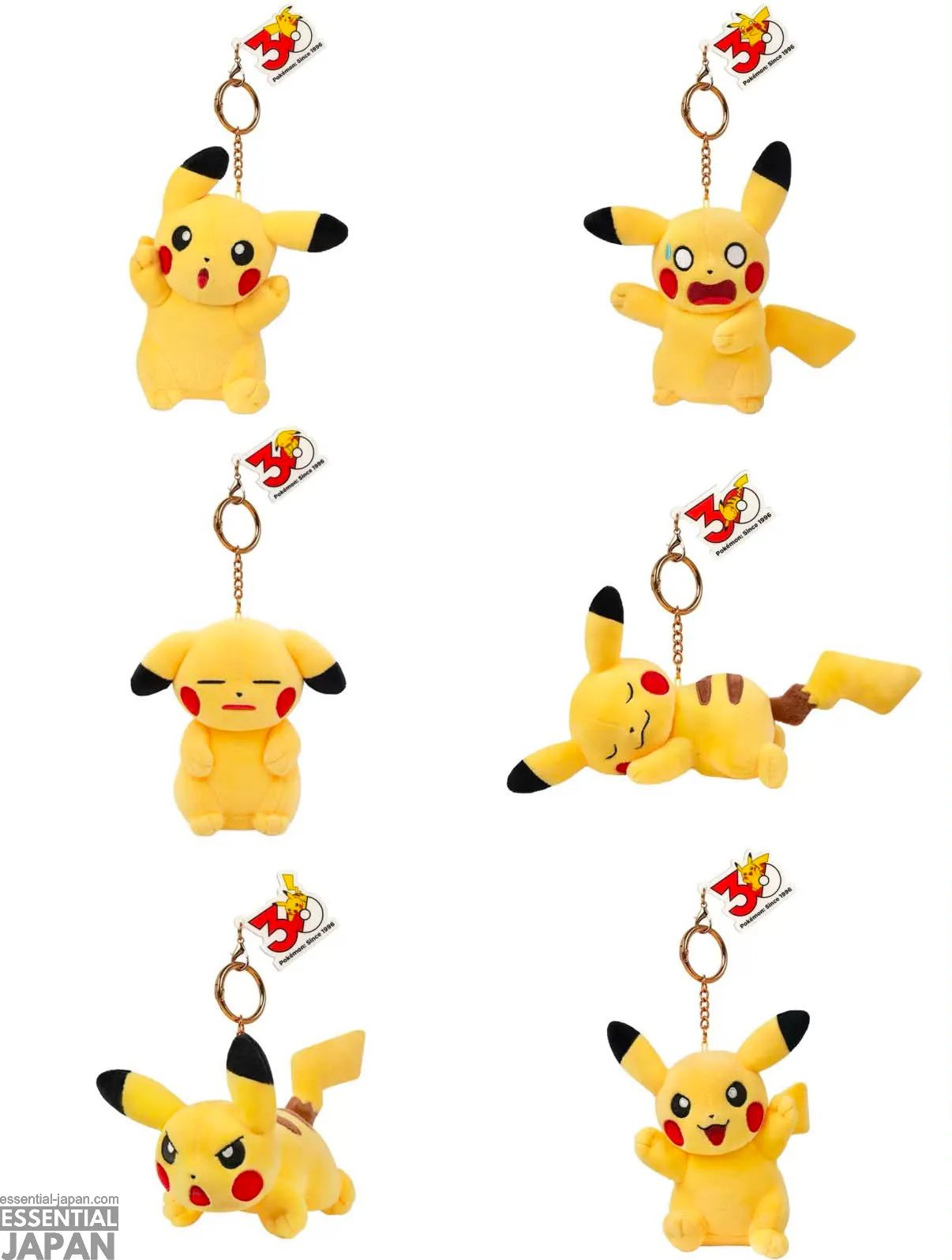pokemon china 30th anniversary pikachu plush collection 5