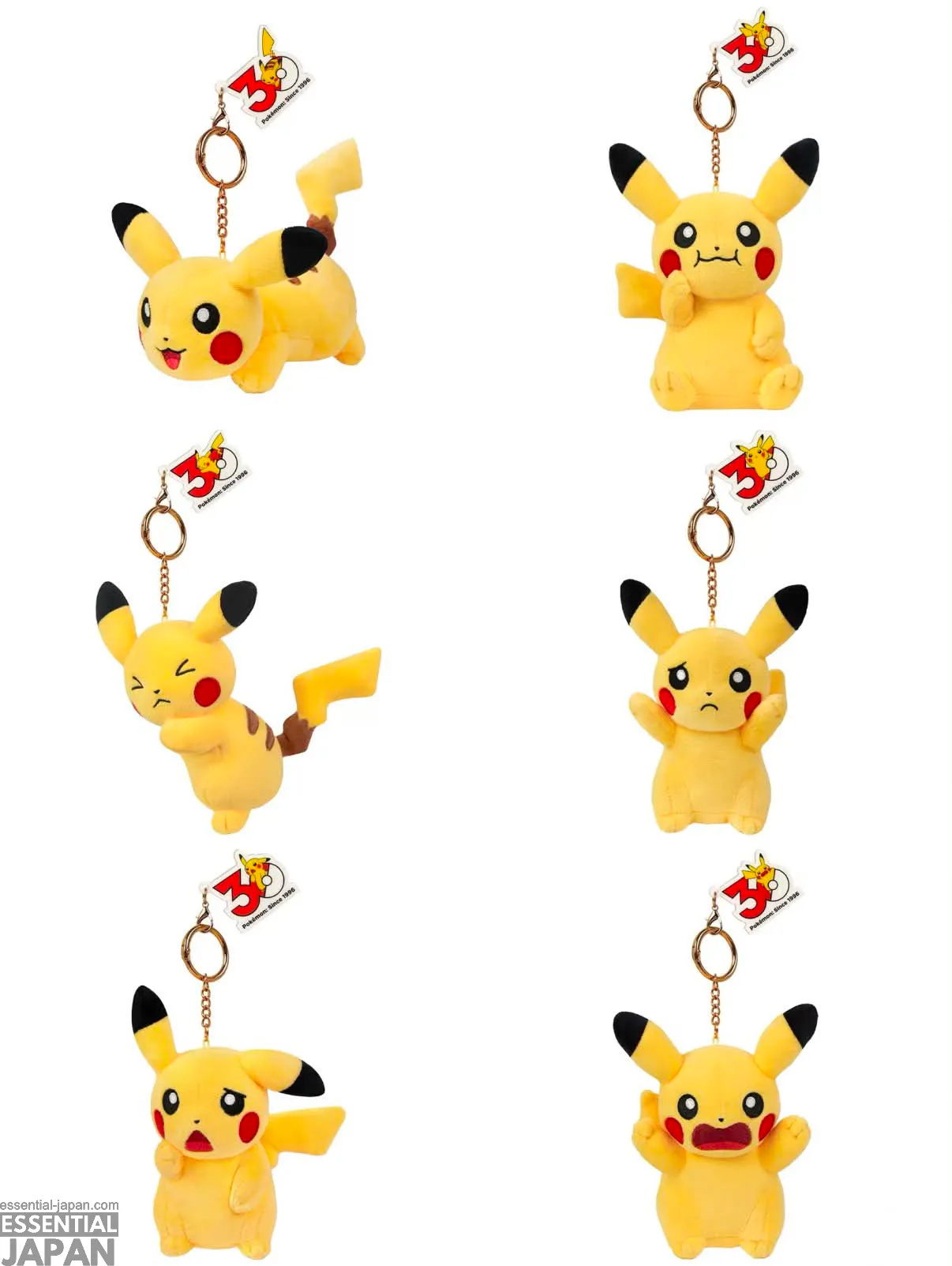 pokemon china 30th anniversary pikachu plush collection 6