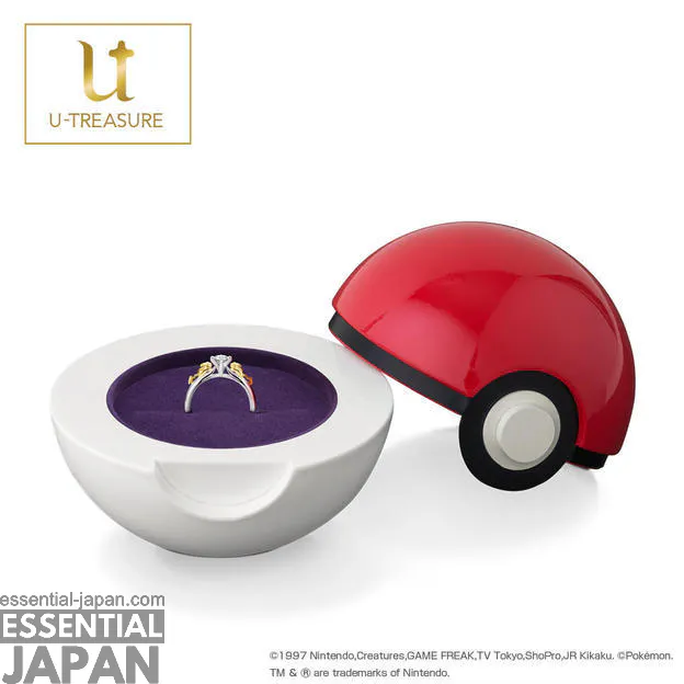 pokemon pokeball wedding ring holder 3