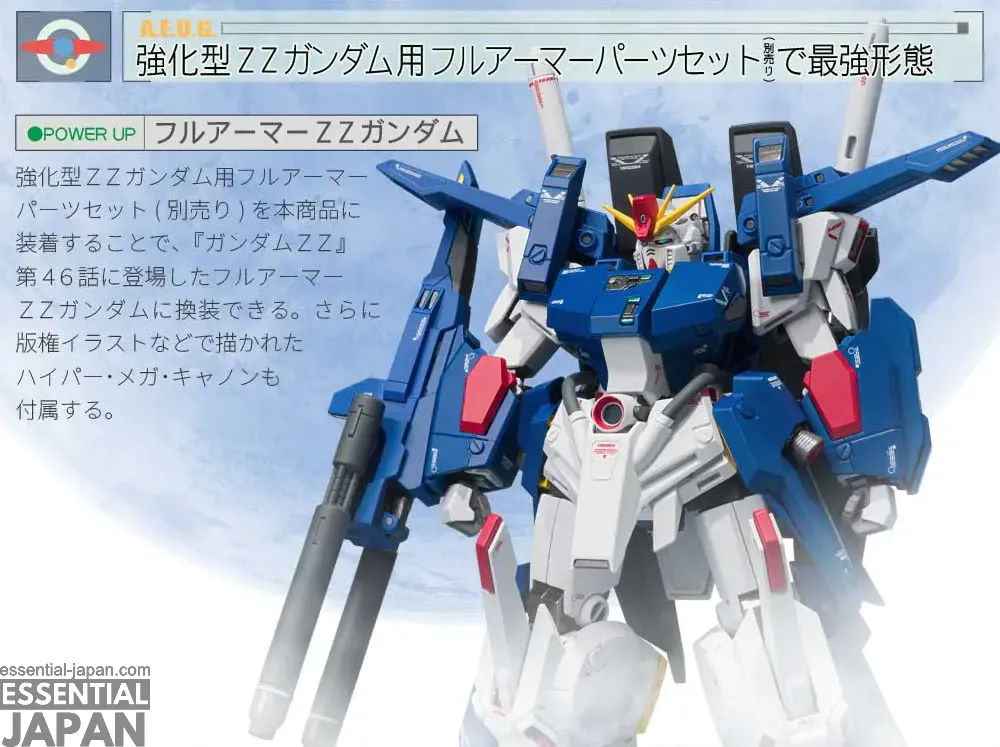 zz gundam Full Armor Parts Set 1