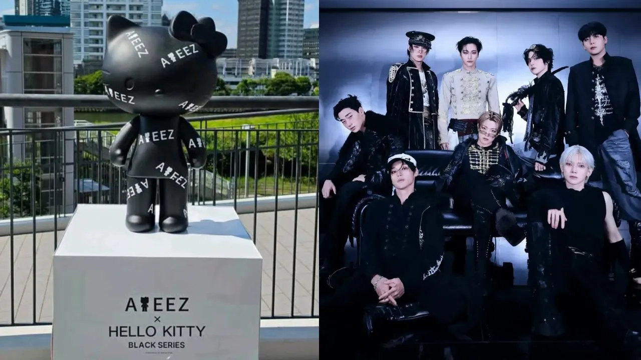 ATEEZ x Hello Kitty Black Series Pop Up Shop Main