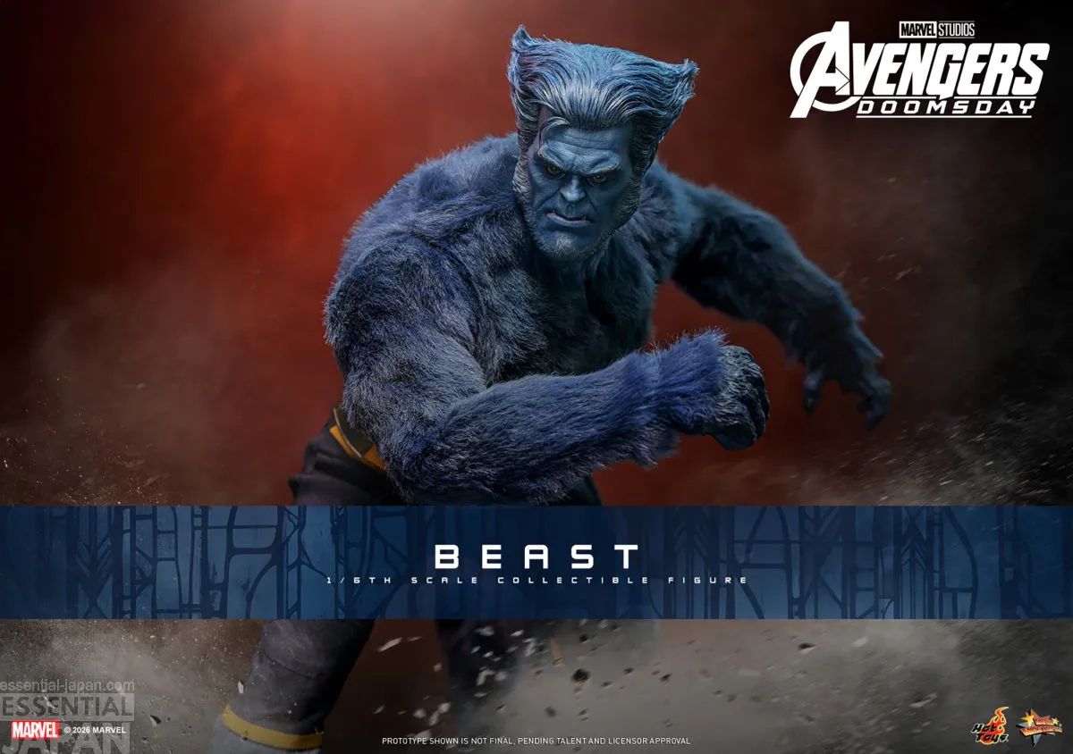 AVENGERS DOOMSDAY Hot Toys Beast Sixth Scale Figure 1