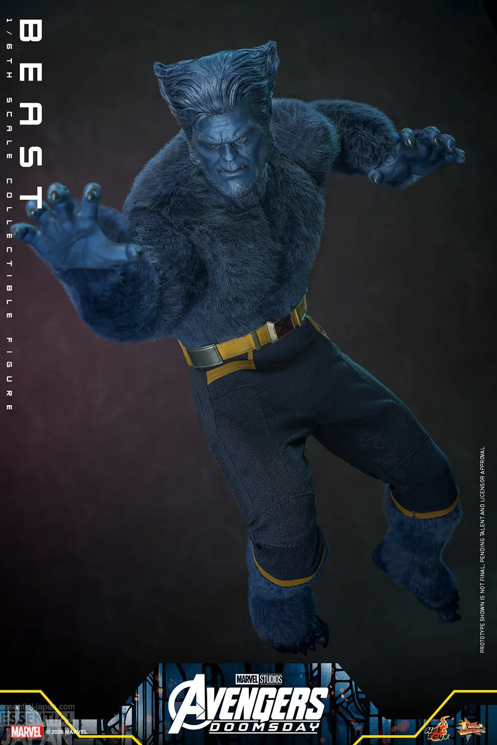 AVENGERS DOOMSDAY Hot Toys Beast Sixth Scale Figure 11