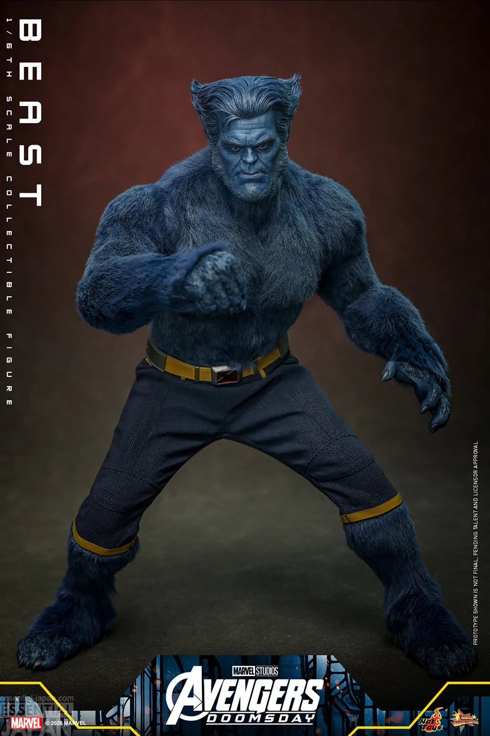 AVENGERS DOOMSDAY Hot Toys Beast Sixth Scale Figure 12