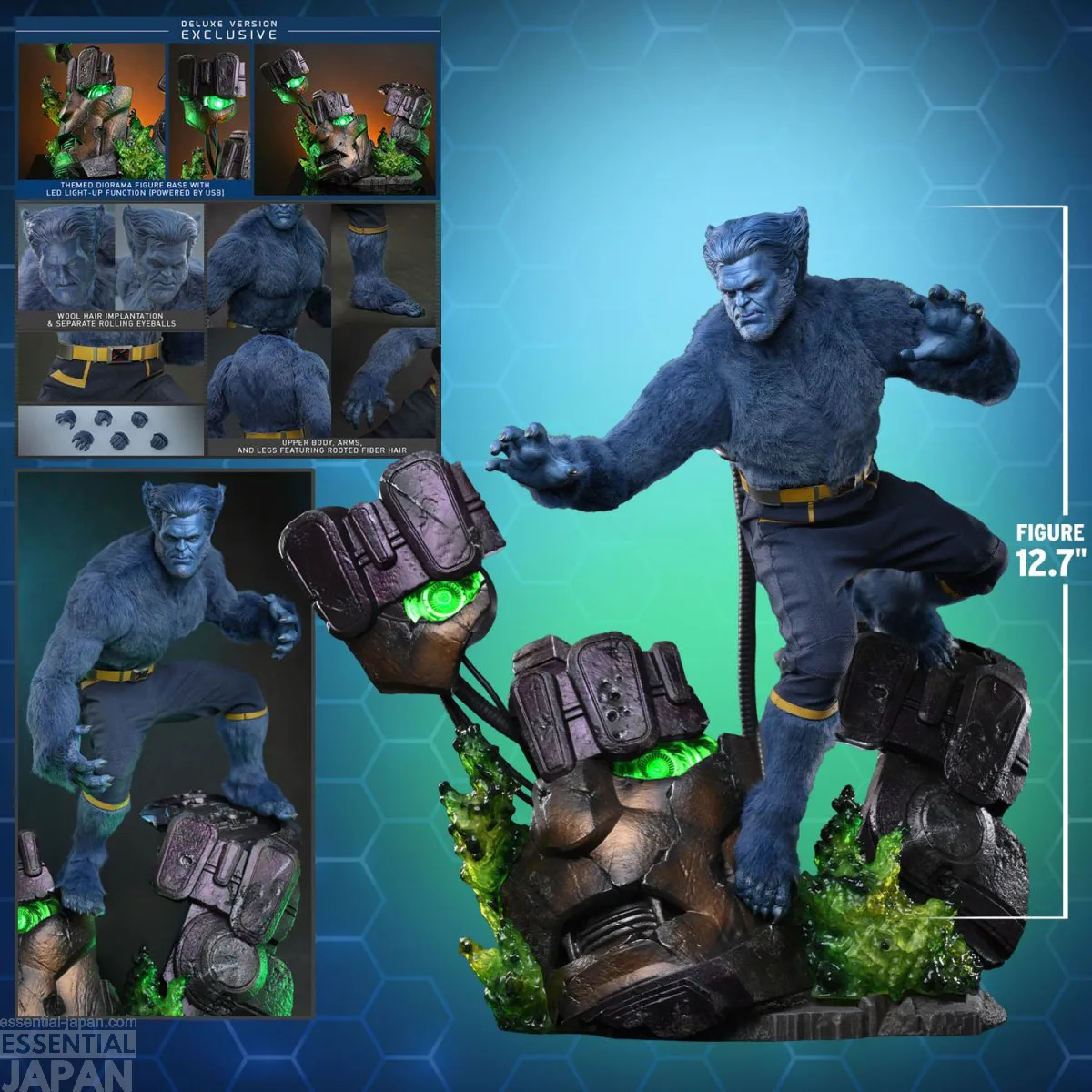 AVENGERS DOOMSDAY Hot Toys Beast Sixth Scale Figure 2