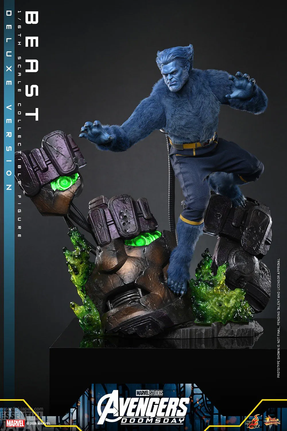 AVENGERS DOOMSDAY Hot Toys Beast Sixth Scale Figure 3