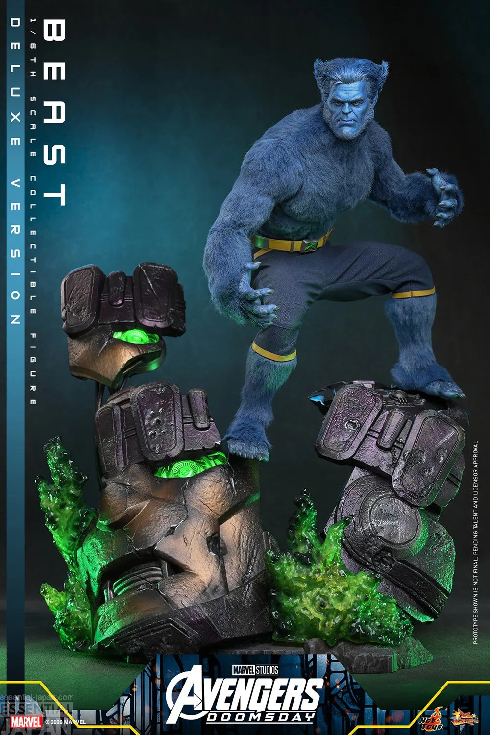 AVENGERS DOOMSDAY Hot Toys Beast Sixth Scale Figure 4