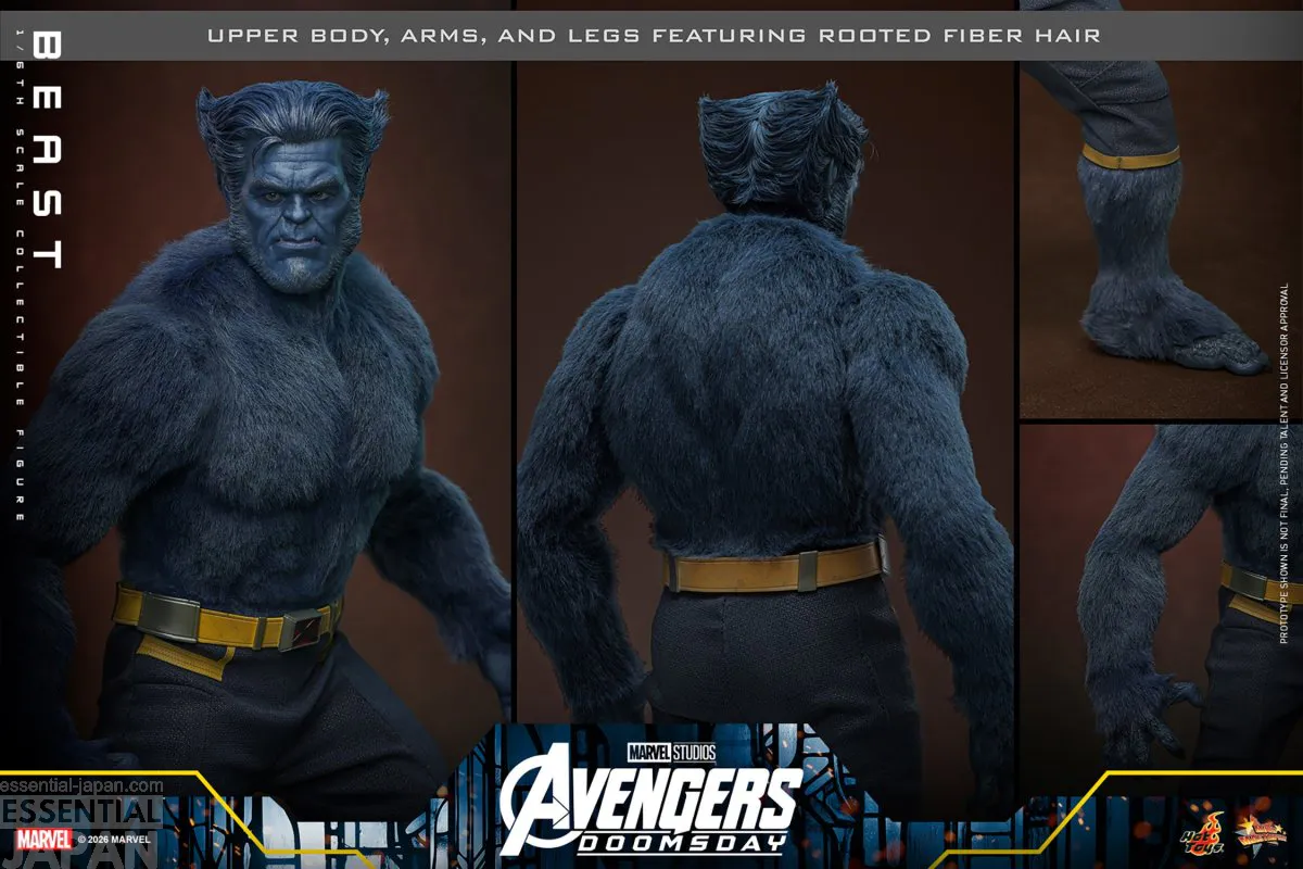 AVENGERS DOOMSDAY Hot Toys Beast Sixth Scale Figure 8