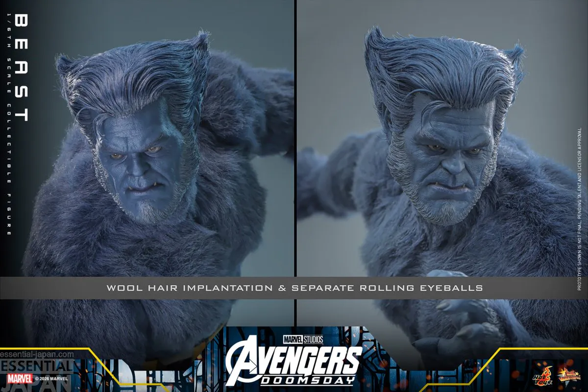 AVENGERS DOOMSDAY Hot Toys Beast Sixth Scale Figure 9