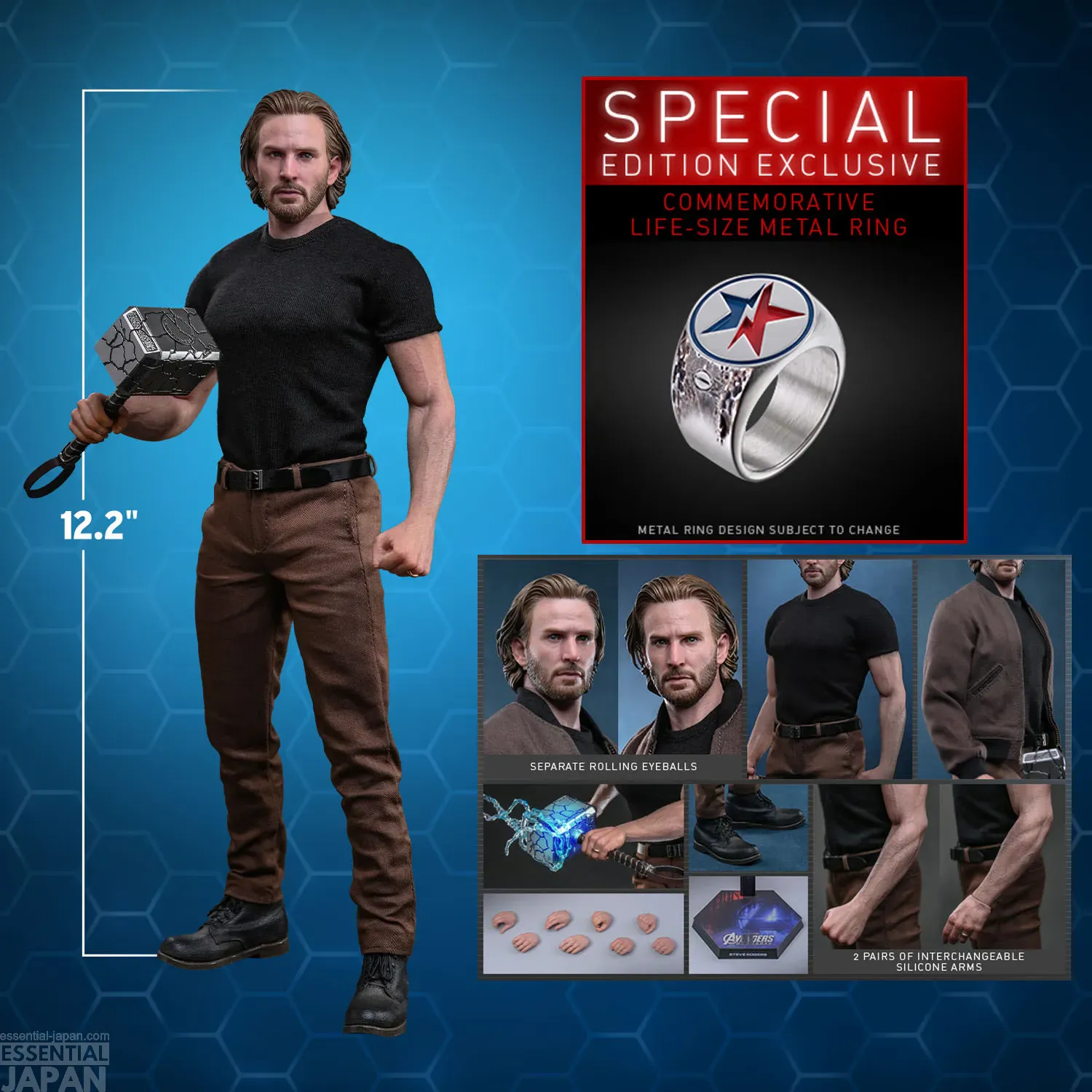 AVENGERS DOOMSDAY Hot Toys Steve Rogers Sixth Scale Figure 2