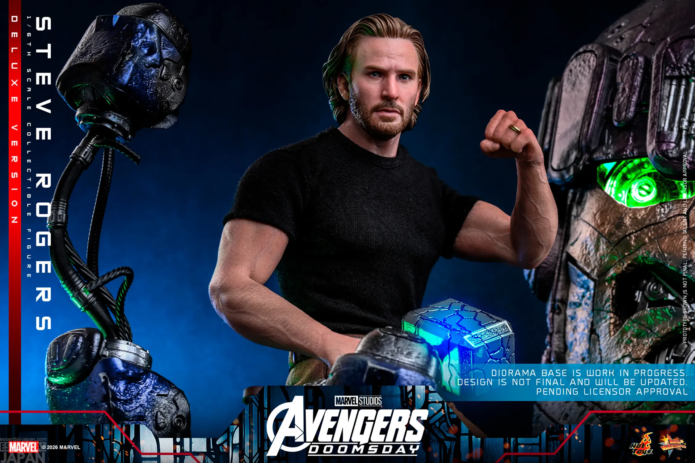AVENGERS DOOMSDAY Hot Toys Steve Rogers Sixth Scale Figure 3