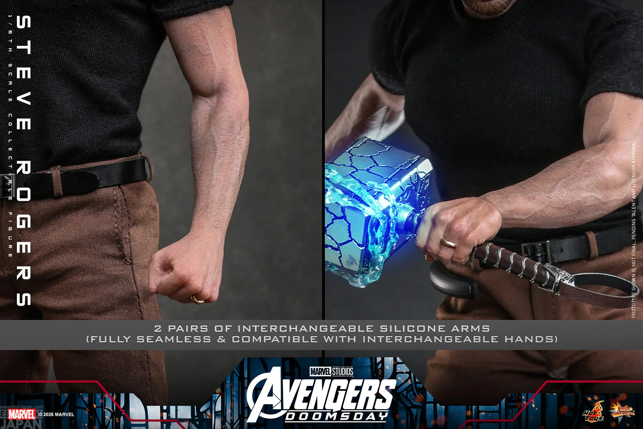 AVENGERS DOOMSDAY Hot Toys Steve Rogers Sixth Scale Figure 9