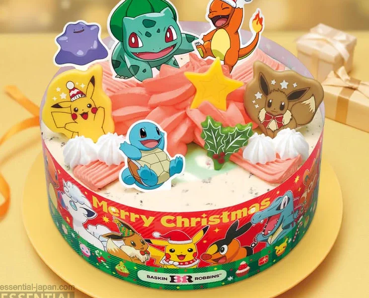 Baskin Robbins Pokemon Christmas Ice Cream Cake 1
