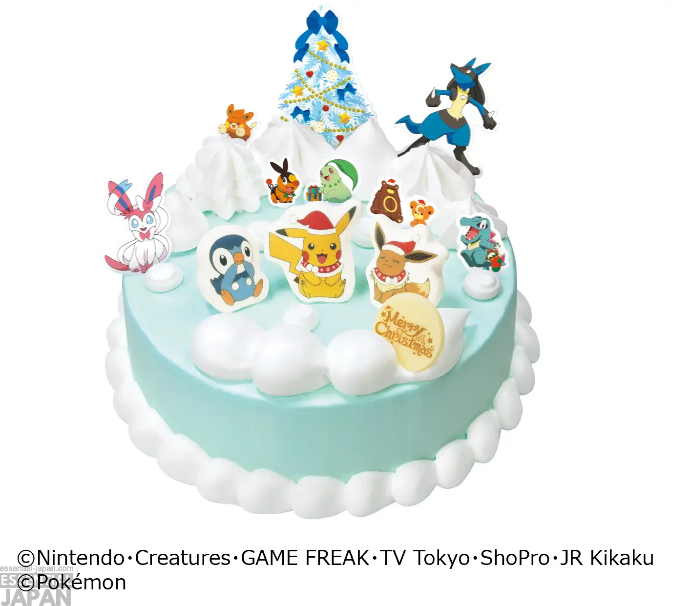 Baskin Robbins Pokemon Christmas Ice Cream Cake 2025 1