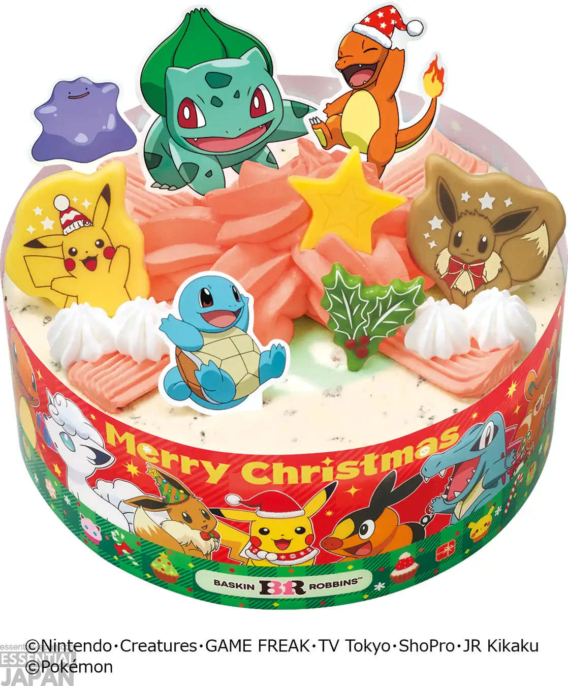 Baskin Robbins Pokemon Christmas Ice Cream Cake 7