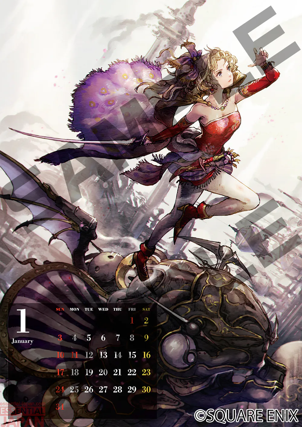 Final Fantasy Series Calendar Set 2027 5