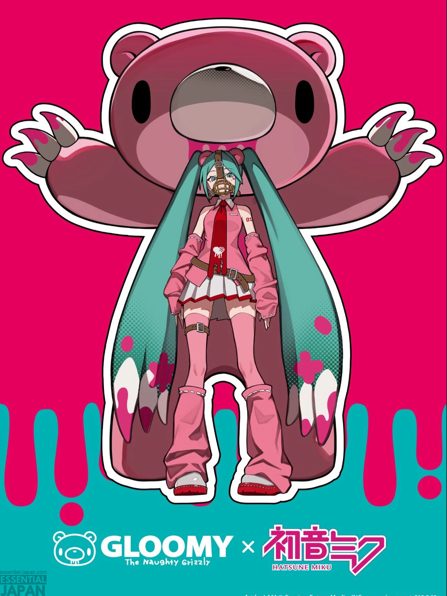 Hatsune Miku x Gloomy Bear Collab Figure
