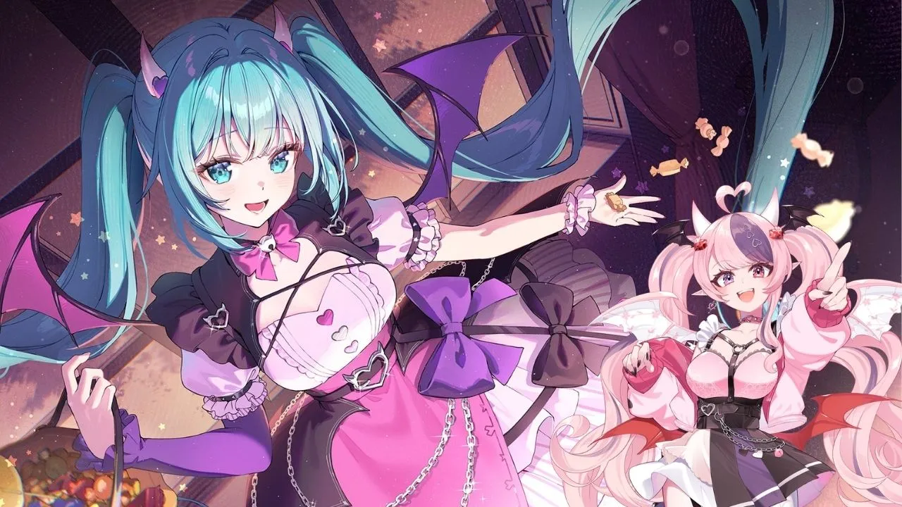 Hatsune Miku x Ironmouse Halloween Collab Main