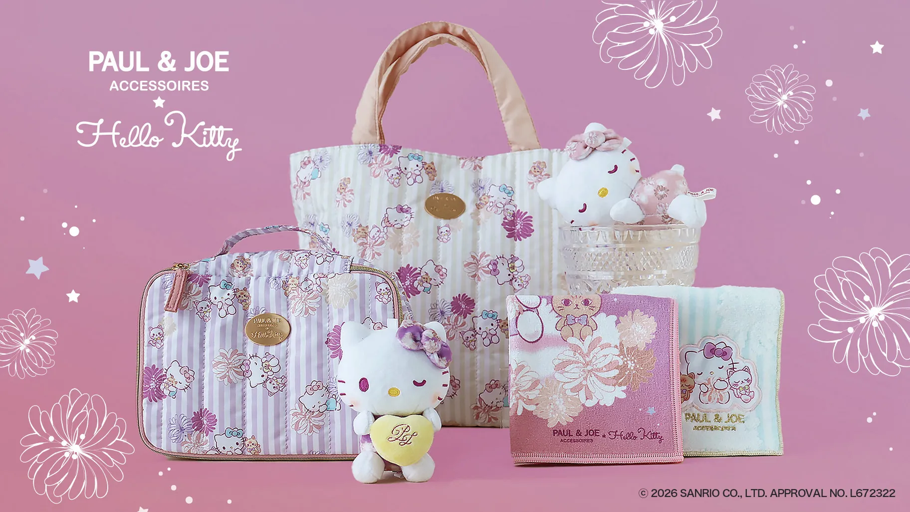 Hello Kitty x Paul & Joe Accessories Collab 1