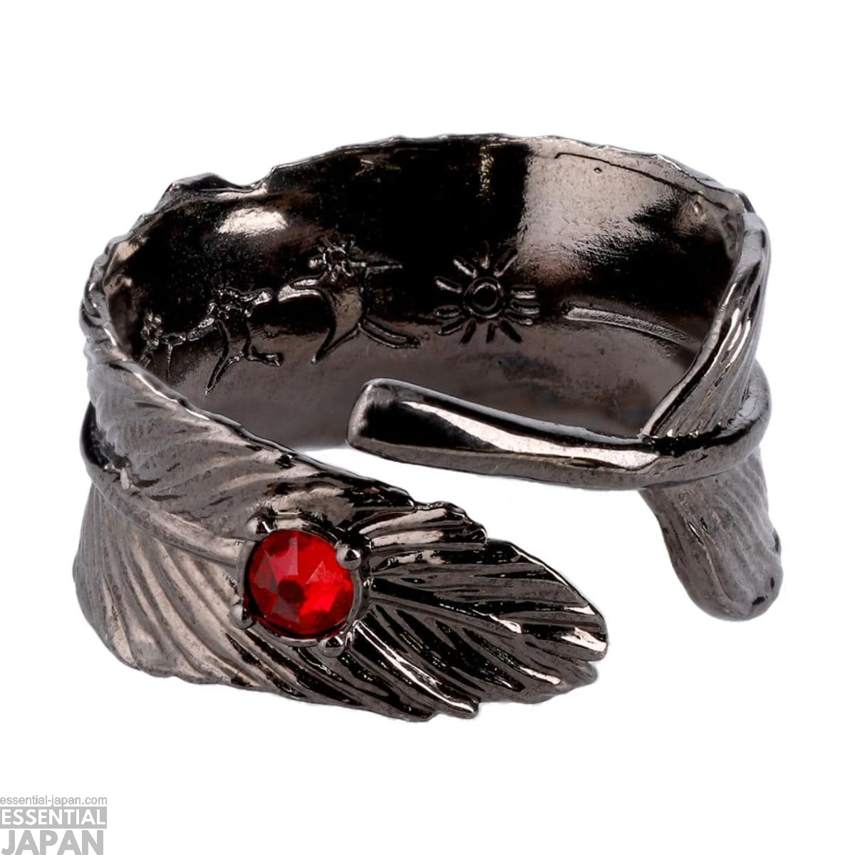 Howl's Black Feather Ring 12
