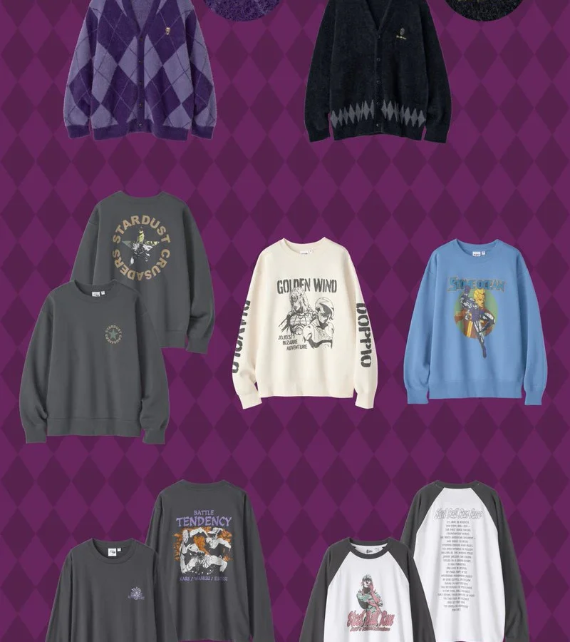 JJBA x GU Clothing Collection 17