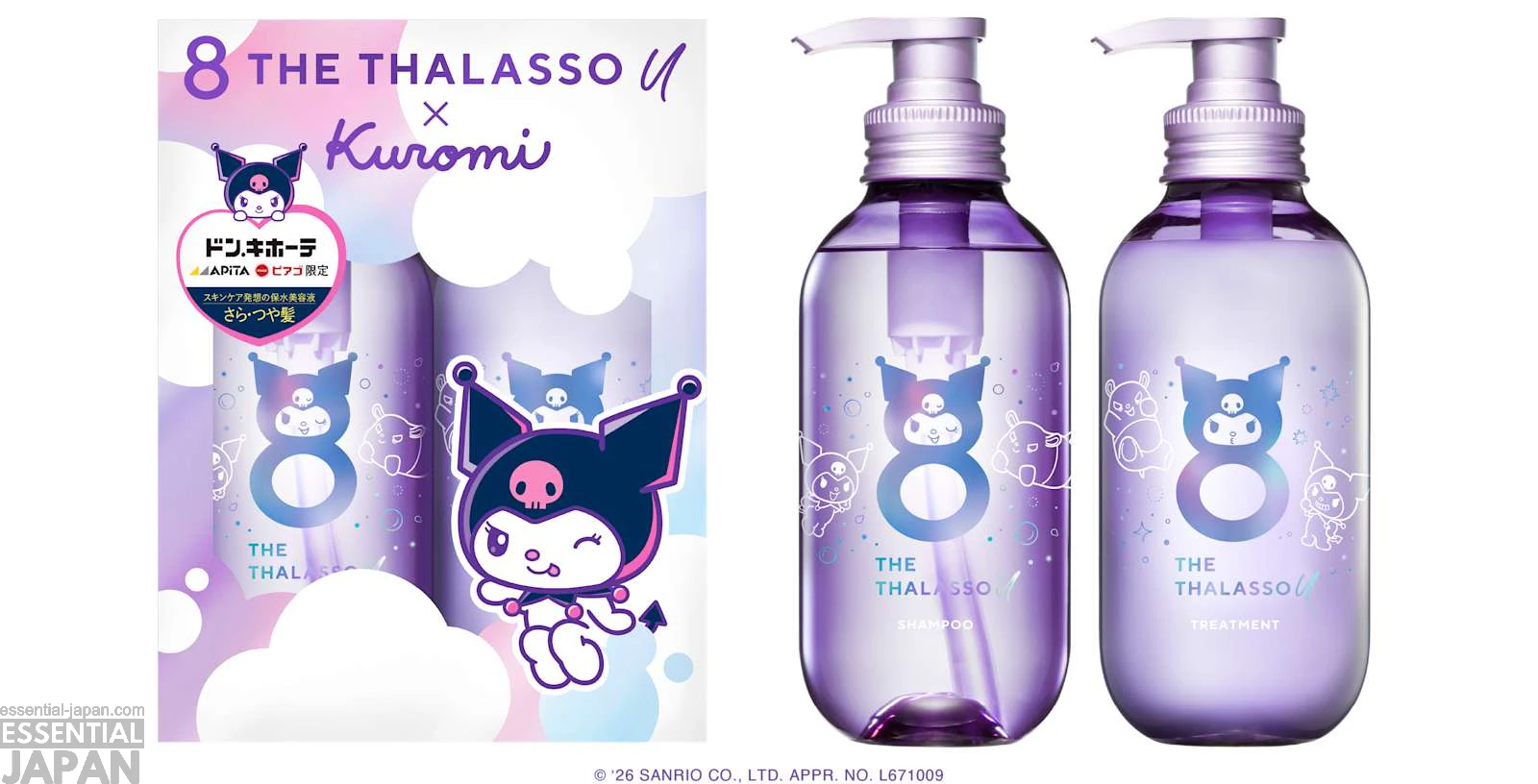 Kuromi x 8 the Thalasso Haircare Collab 3