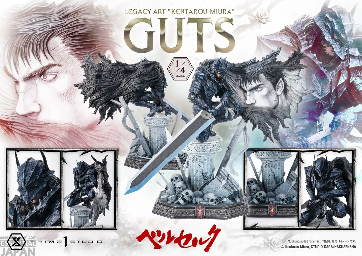 Legacy Art 'Kentaro Miura' Berserk Guts Figure 18