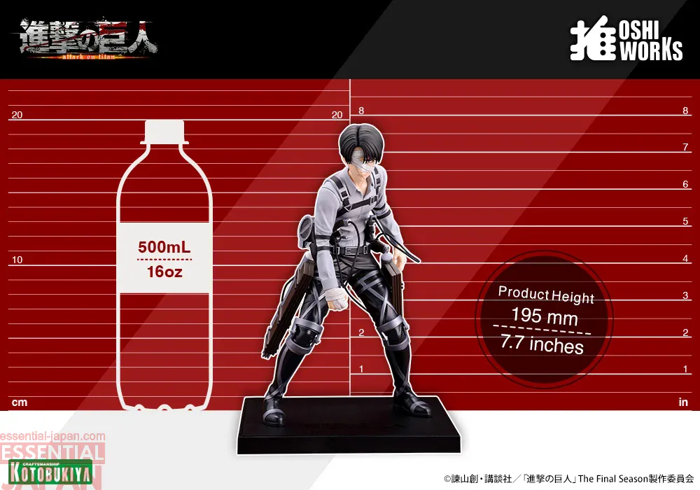 Levi Ackerman The Final Season ver. OSHI WORKS kotobukiya 1